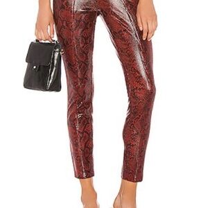 Blank NYC Red Cropped Ankle Pants